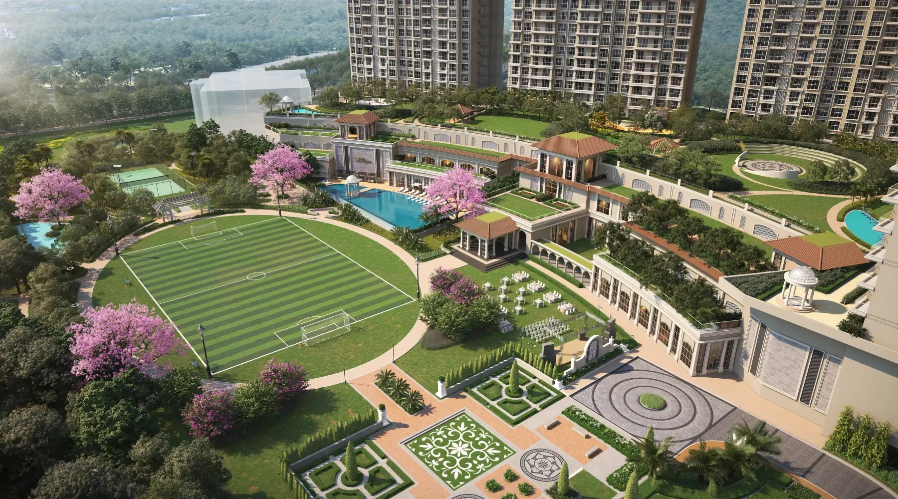 L&T Realty Crestoria Estate Skyline View